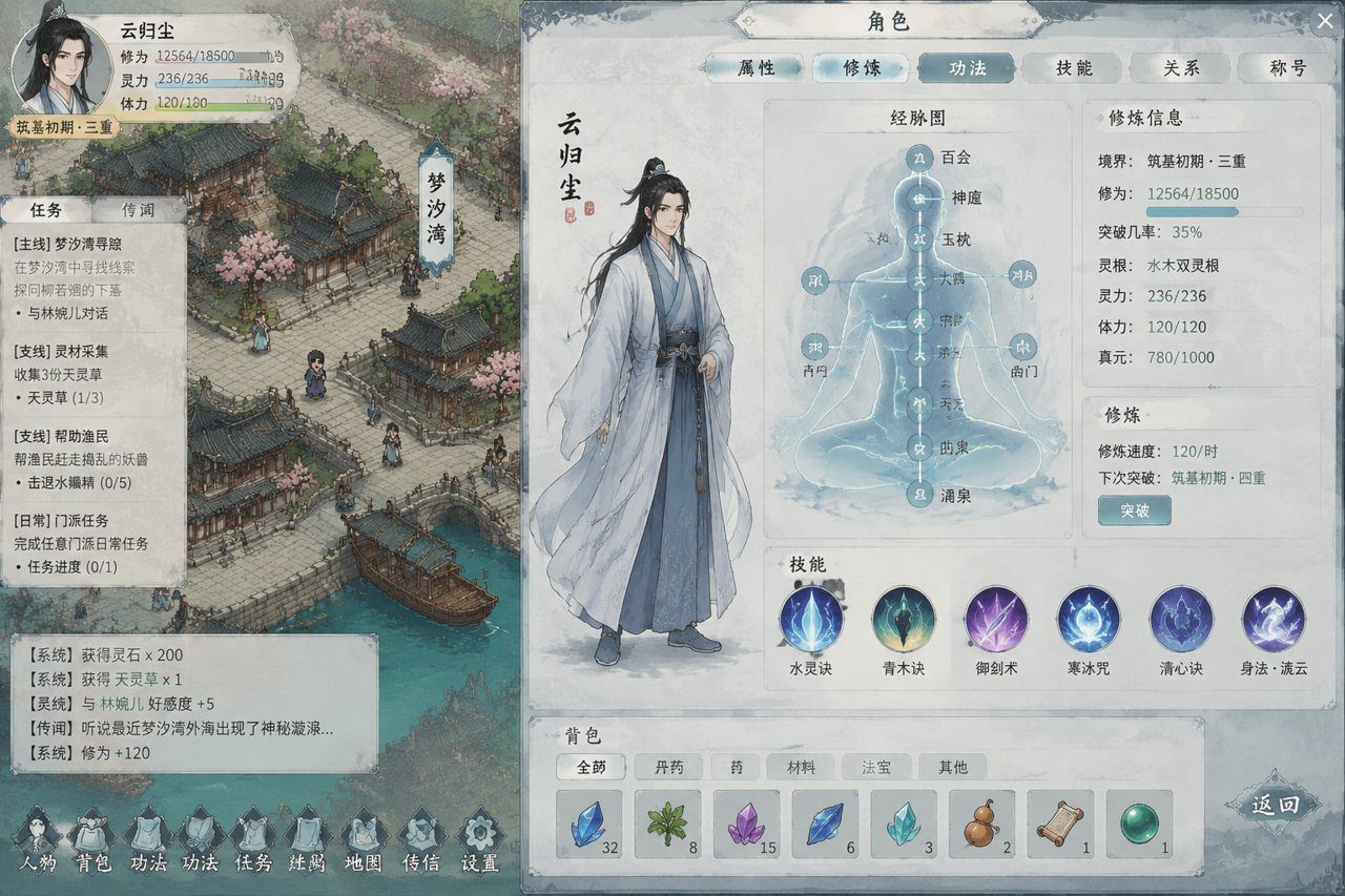 谪仙索欢录 剧情RPG 画面 1